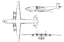 Широкофюзеляжный транспортный самолет Ан-22 'Антей'
