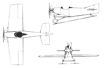 Спортивный одноместный самолет АНТ-1