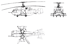 Многоцелевой всепогодный транспортно-боевой вертолет Ка-29