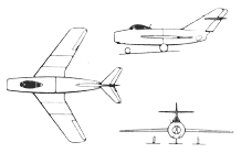 Реактивный истребитель МиГ-15