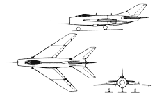 Реактивный истребитель МиГ-19
