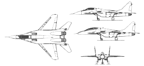 Реактивный истребитель МиГ-29