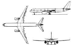Реактивный пассажирский самолет Ту-204